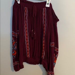 Off the shoulder blouse